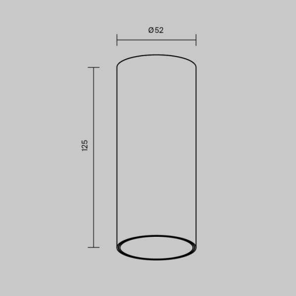 Точечный светильник Focus Led C056CL-L12W3K-W-BS