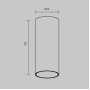 Точечный светильник Focus Led C056CL-L12W3K-W-BS