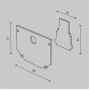 Заглушка Accessories for tracks Exility TRA034EC-SCH-42B