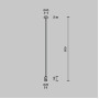 Крепление потолочное Accessories for tracks Flarity TRA159С-SL1-B