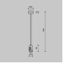 Крепление потолочное Accessories for tracks Flarity TRA158C-B1-B