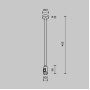 Крепление потолочное Accessories for tracks Flarity TRA158C-BL1-B