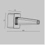 Настенный фиксатор Accessories for tracks Elasity TRA160BC-B
