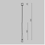 Трековый светильник Waist TR168-1-7W3K-M-B