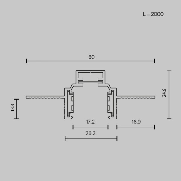 Шинопровод Busbar trunkings Exility TRXM034-422W