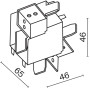 Соединитель угловой Magnetic track system Radity TRA084CT-12W