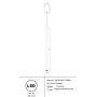 Подвесной светильник Pro Extra MOD160PL-L6B4K1
