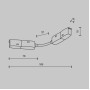 Коннектор Accessories for tracks Exility TRA034CS-W