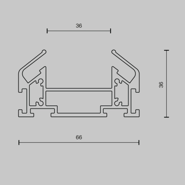 Профиль Accessories for tracks Unity TRA001MP-112S
