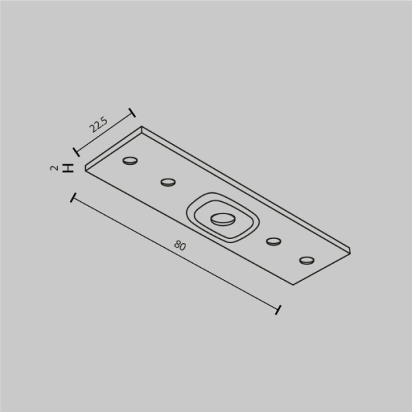 Соединитель прямой Accessories for tracks Exility TRA034C-21W