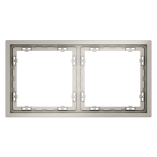 Рамка пластиковая VOLTUM S70 на 2 поста, (кашемир)