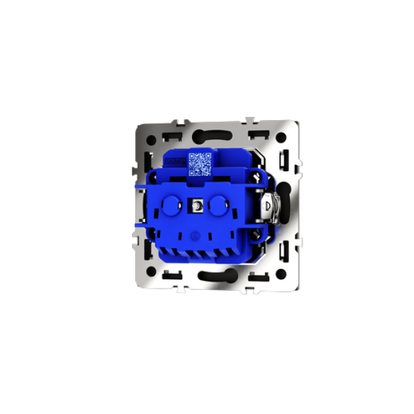 Розетка встраиваемая VOLTUM S70 с заземлением и защитными шторками, 16А, (кашемир)