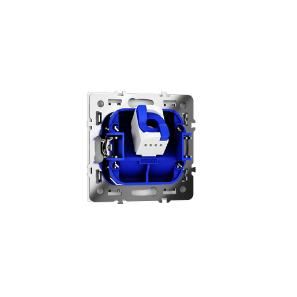 Розетка компьютерная встраиваемая VOLTUM S70 RJ45 кат.6, (белый матовый)