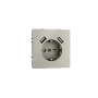 Розетка встраиваемая VOLTUM S70 с заземлением и защитными шторками, 16А, с USB, A+A, (шелк)