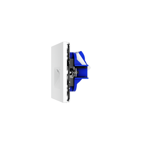 Розетка компьютерная встраиваемая VOLTUM S70 двойная RJ45+RJ45 кат.6, (белый матовый)