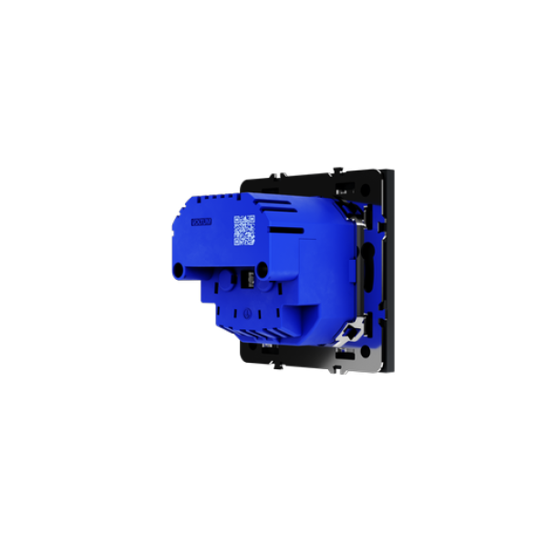 Розетка встраиваемая VOLTUM S70 с заземлением и защитными шторками, 16А, с USB, A+С, (графит)