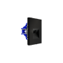 Розетка компьютерная встраиваемая VOLTUM S70 RJ45 кат.6, (черный матовый)