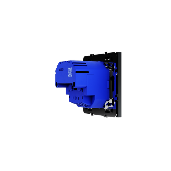 Розетка встраиваемая VOLTUM S70 с заземлением и защитными шторками, 16А, с USB, A+A, (графит)