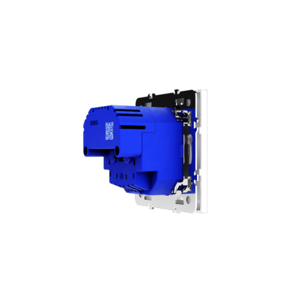 Розетка встраиваемая VOLTUM S70 с заземлением и защитными шторками, 16А, с USB, A+С, (белый глянцевы