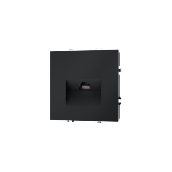 Розетка компьютерная встраиваемая VOLTUM S70 RJ45 кат.6, (графит)