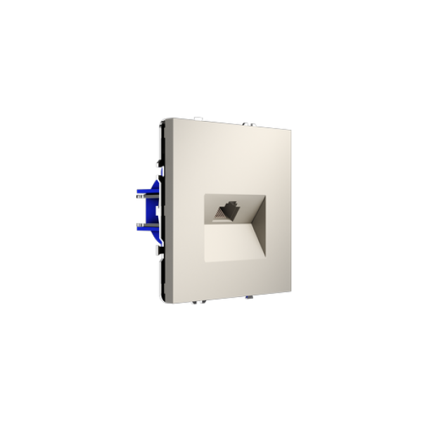Розетка компьютерная встраиваемая VOLTUM S70 RJ45 кат.6, (кашемир)