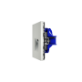 Розетка компьютерная встраиваемая VOLTUM S70 RJ45 кат.6, (сталь)