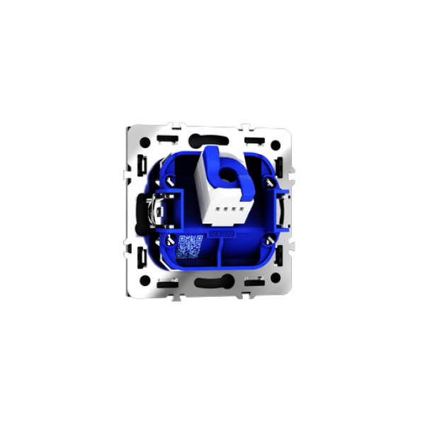 Розетка компьютерная встраиваемая VOLTUM S70 RJ45 кат.6, (графит)