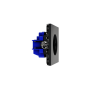 Розетка встраиваемая VOLTUM S70 с заземлением и защитными шторками, 16А, (графит)