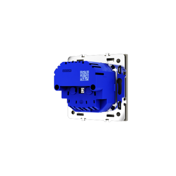 Розетка встраиваемая VOLTUM S70 с заземлением и защитными шторками, 16А, с USB, A+A, (шелк)