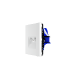 Розетка компьютерная встраиваемая VOLTUM S70 двойная RJ45+RJ45 кат.6, (белый матовый)