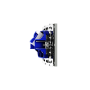 Розетка компьютерная встраиваемая VOLTUM S70 RJ45 кат.6, (сталь)
