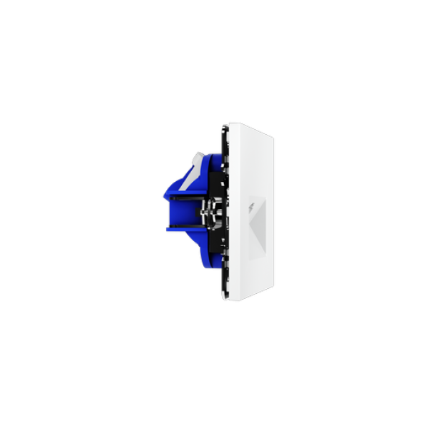Розетка компьютерная встраиваемая VOLTUM S70 RJ45 кат.6, (белый матовый)