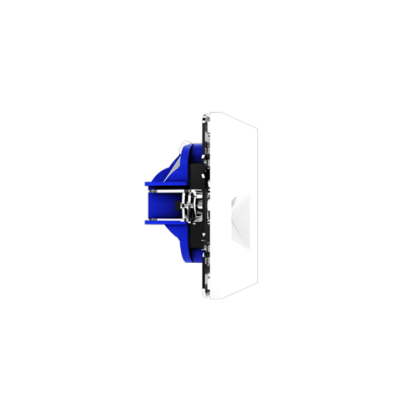 Розетка компьютерная встраиваемая VOLTUM S70 RJ45 кат.6, (белый глянцевый)