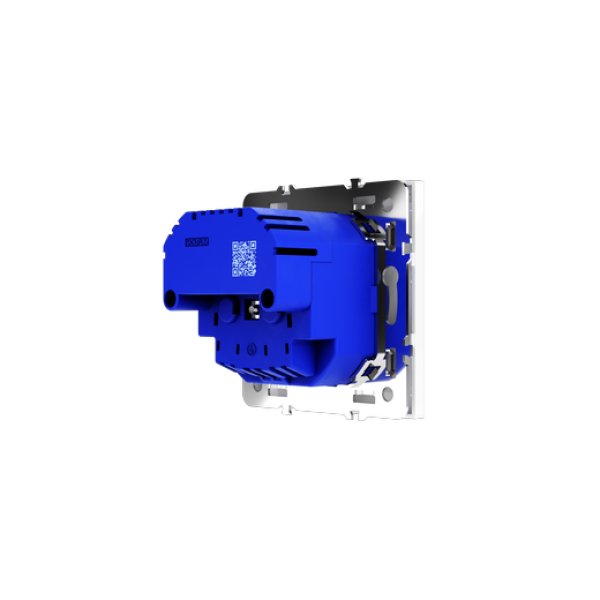 Розетка встраиваемая VOLTUM S70 с заземлением и защитными шторками, 16А, с USB, A+С, (белый глянцевы