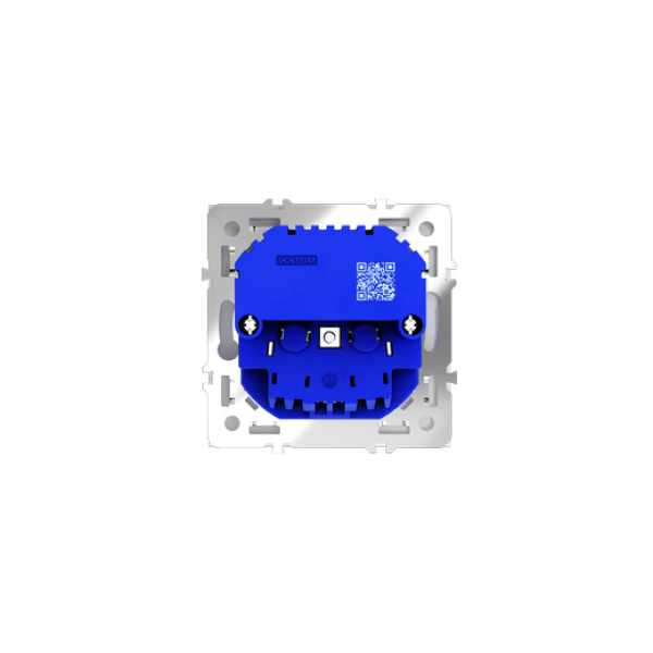 Розетка встраиваемая VOLTUM S70 с заземлением и защитными шторками, 16А, с USB, A+С, (белый глянцевы