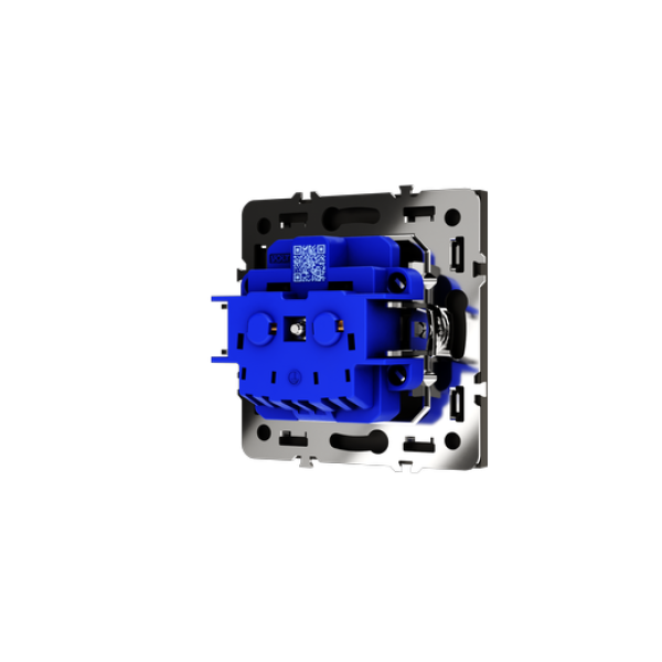 Розетка встраиваемая VOLTUM S70 с заземлением и защитными шторками, 16А, (кашемир)