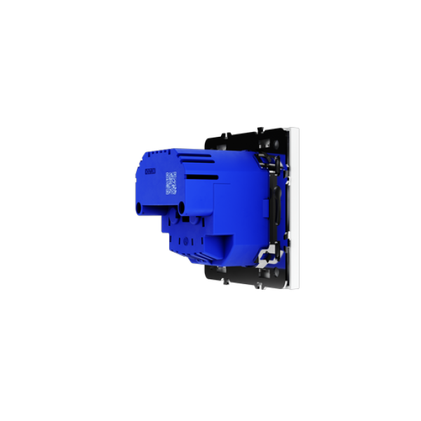 Розетка встраиваемая VOLTUM S70 с заземлением и защитными шторками, 16А, с USB, A+С, (белый матовый)