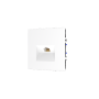 Розетка компьютерная встраиваемая VOLTUM S70 RJ45 кат.6, (белый глянцевый)