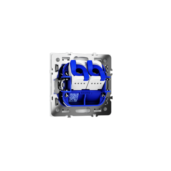 Розетка компьютерная встраиваемая VOLTUM S70 двойная RJ45+RJ45 кат.6, (белый матовый)