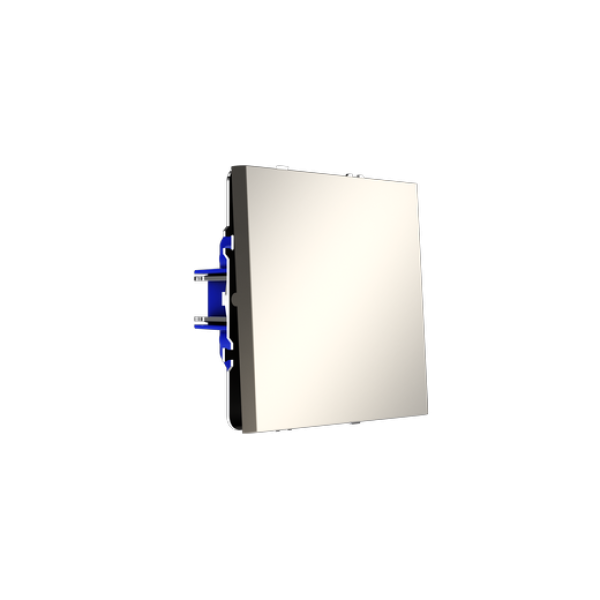 Выключатель с самовозвратом встраиваемый VOLTUM S70 одноклавишный 10А, (кашемир)