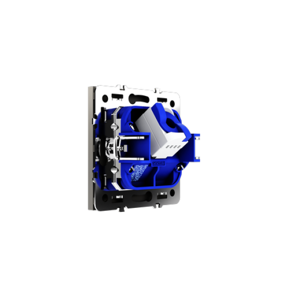 Розетка компьютерная встраиваемая VOLTUM S70 RJ45 кат.6, (кашемир)