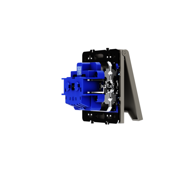 Розетка встраиваемая VOLTUM S70 с заземлением, защитными шторками и крышкой 16А, (кашемир)