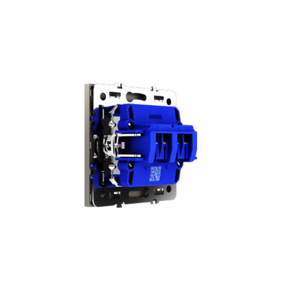 Розетка акустическая встраиваемая VOLTUM S70 4-местная, (кашемир)
