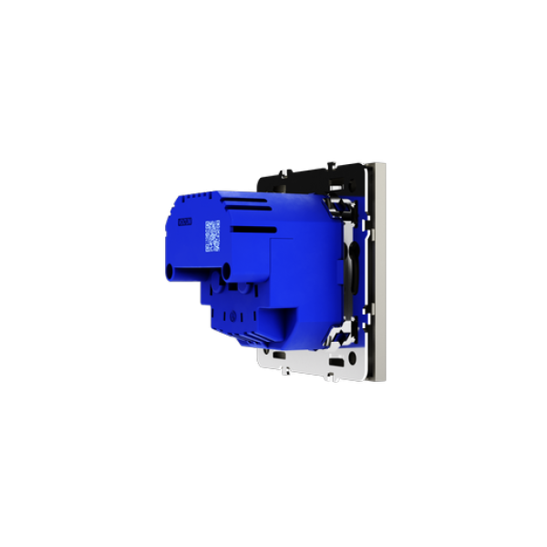 Розетка встраиваемая VOLTUM S70 с заземлением и защитными шторками, 16А, с USB, A+A, (шелк)