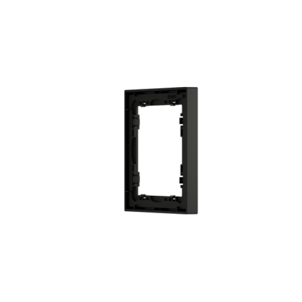 Рамка пластиковая VOLTUM S70 на 1 пост, (черный матовый)