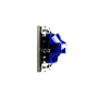Розетка компьютерная встраиваемая VOLTUM S70 двойная RJ45+RJ45 кат.6, (шелк)
