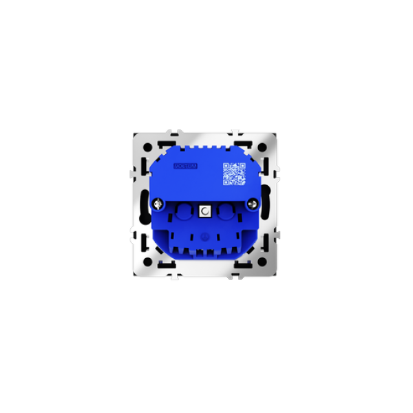 Розетка встраиваемая VOLTUM S70 с заземлением и защитными шторками, 16А, с USB, A+С, (черный матовый