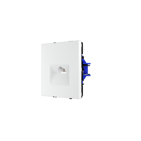 Розетка компьютерная встраиваемая VOLTUM S70 RJ45 кат.6, (белый матовый)