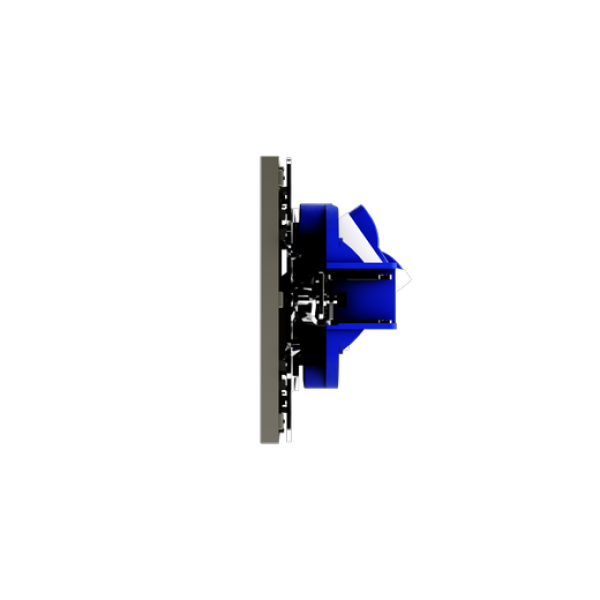 Розетка компьютерная встраиваемая VOLTUM S70 двойная RJ45+RJ45 кат.6, (шелк)