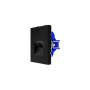 Розетка компьютерная встраиваемая VOLTUM S70 RJ45 кат.6, (черный матовый)